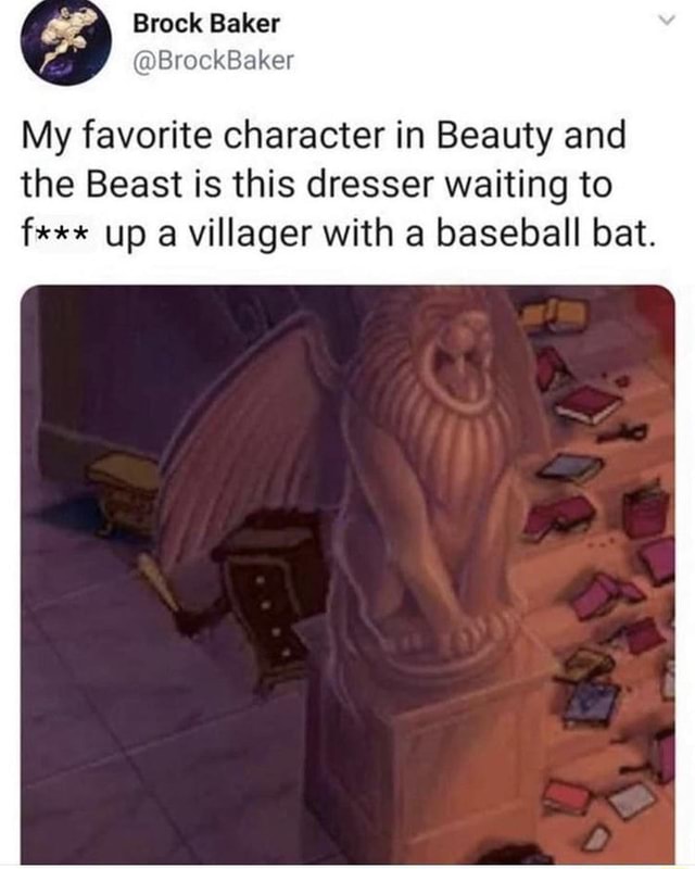 dresser in beauty and the beast