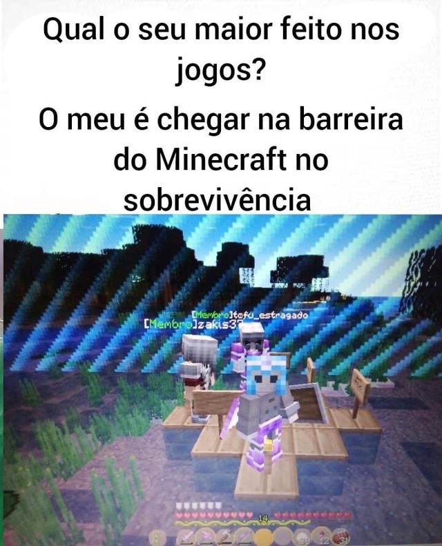 minecraft mas quem TOCAR NO AZUL MORRE! 