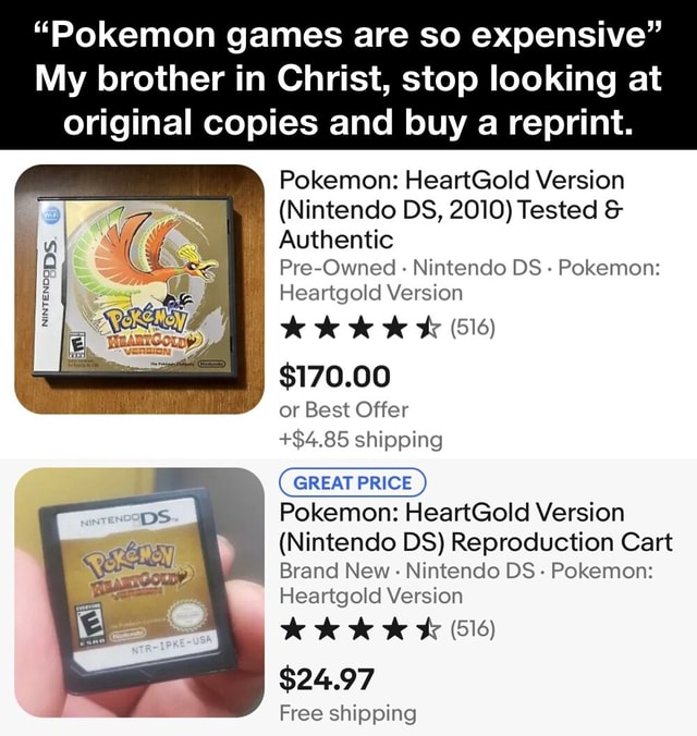 Where to buy sales authentic pokemon games