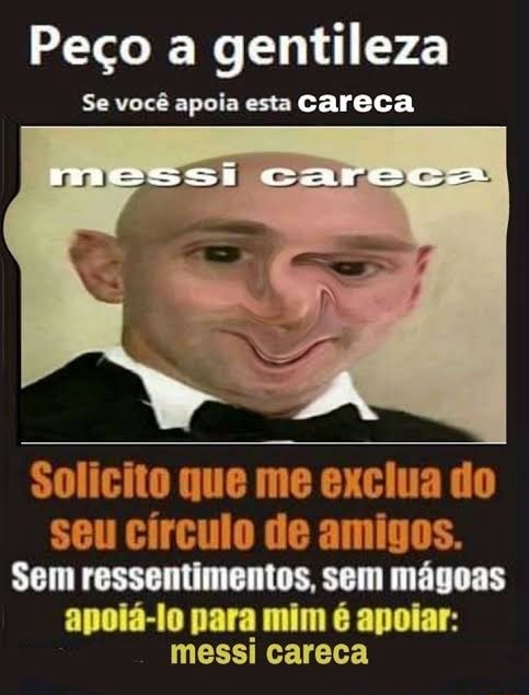 Peguei o Messi careca prata, alguém sabe quanto custa? - iFunny Brazil