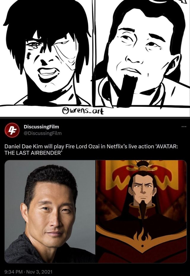 Avatar' live-action photos reveal Daniel Dae Kim's Fire Lord Ozai