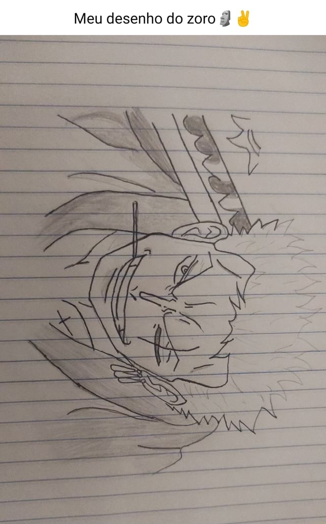 Apenas outro desenho meu, espero que gostem Zoro Sola - iFunny Brazil