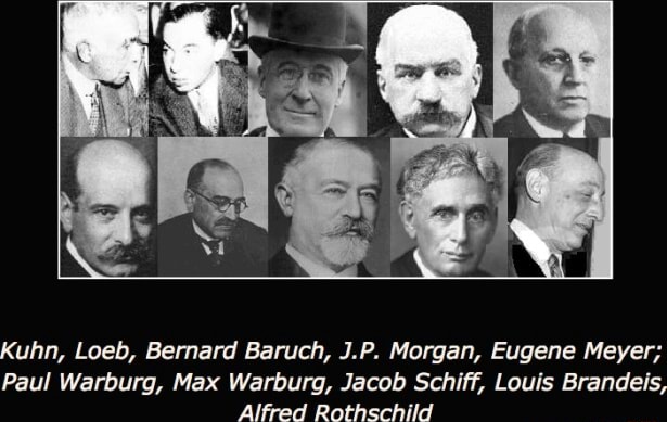 Kuhn Loeb Bernard Baruch J.P. Morgan Eugene Meyer Paul