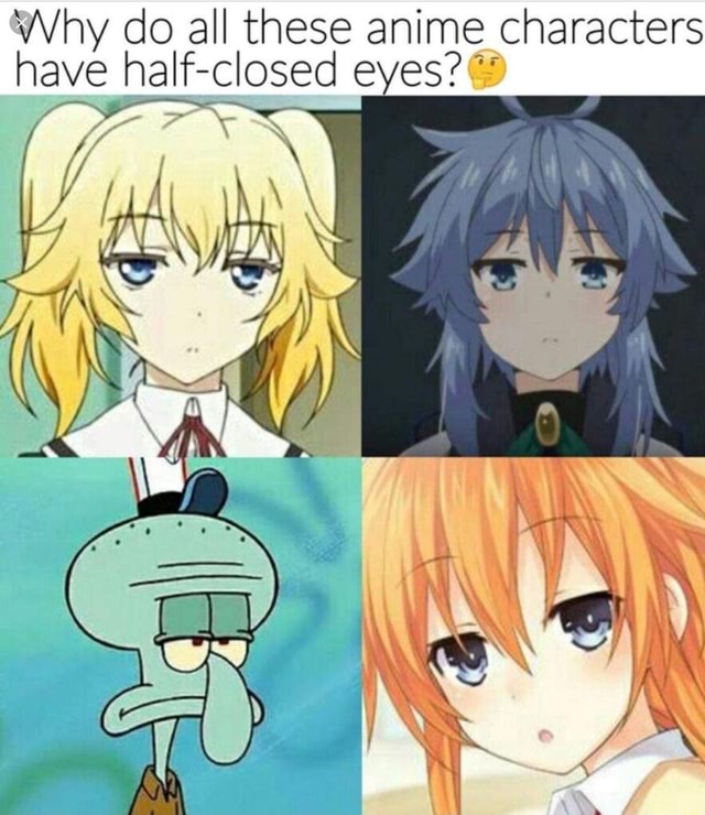 Why Do Some Anime Characters Have Closed Eyes?