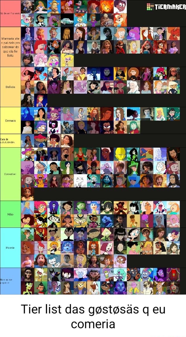 Minha tier list de Ben 10 TIERMAKER God Tier Semideus A = & Wee - iFunny  Brazil