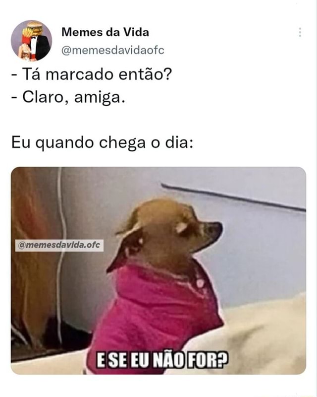 Memes da Vida (Qmemesdavidaofe Minha cabeça o dia todo: Que isso