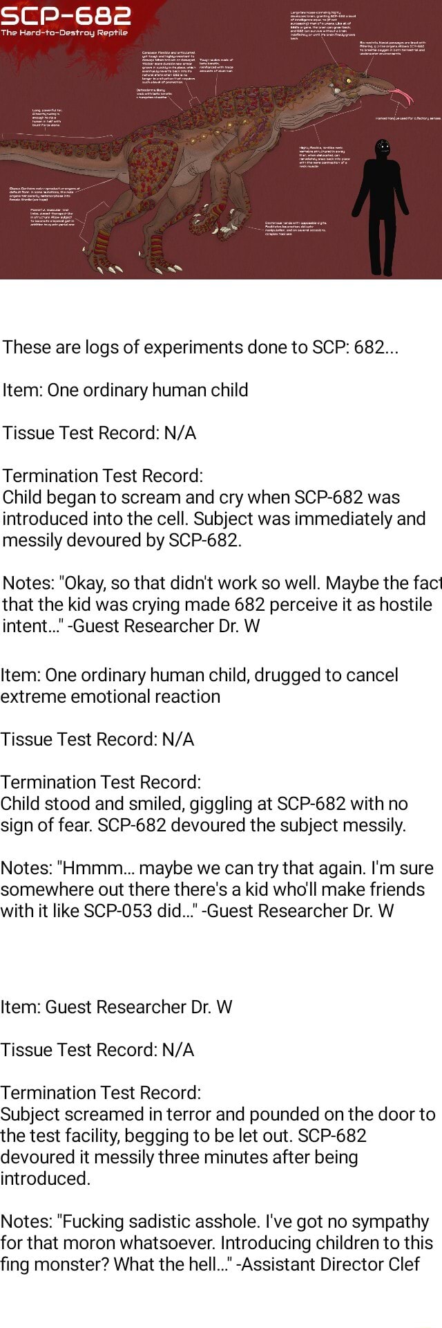 SCP-682 Termination Testing 