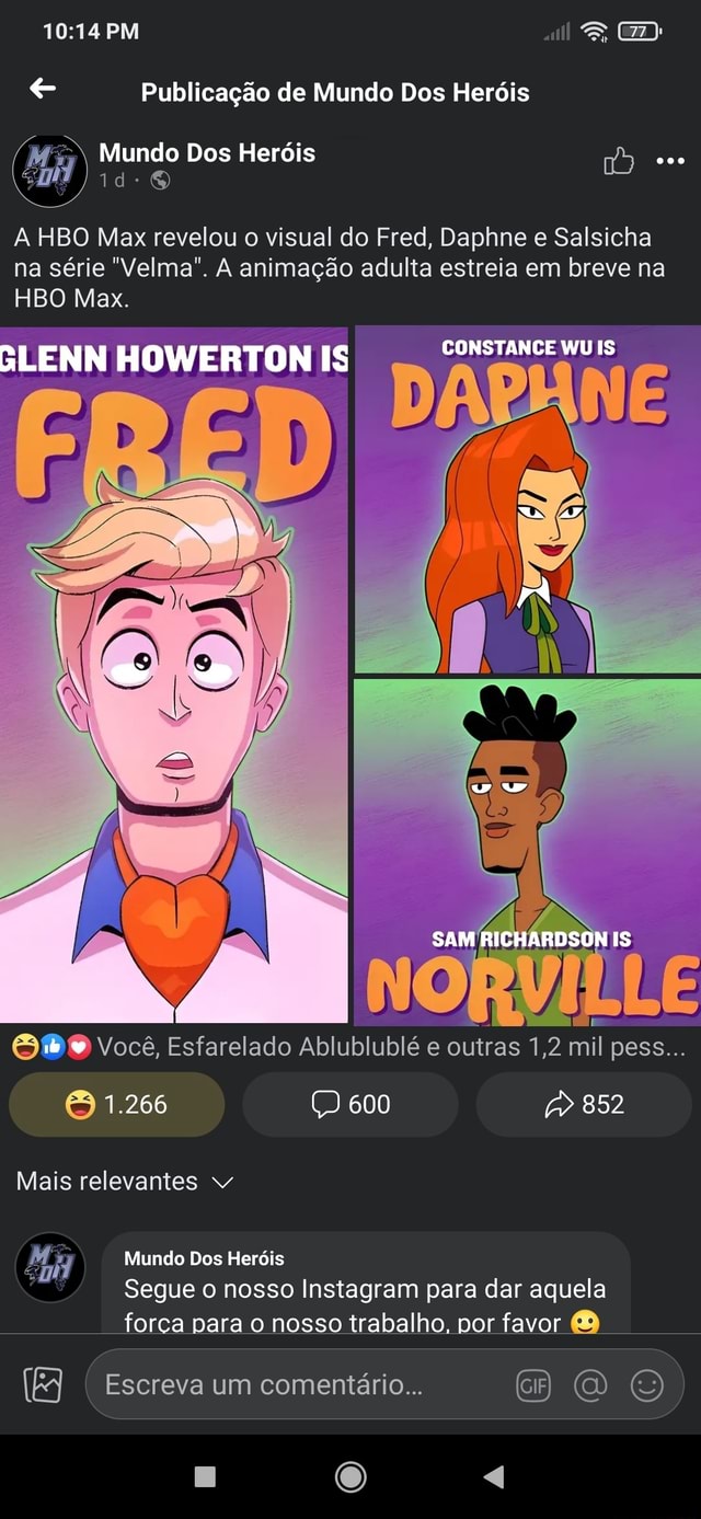 HBO Max revelou o visual do Fred, Salsicha e Daphne na série