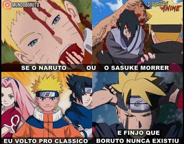 ALERTA: Isso n é um Meme, eu só quero saber qual é a sequência q eu tenho q  seguir para ver Naruto.Eu sei q o primeiro é o Naruto clássico. - ALERTA