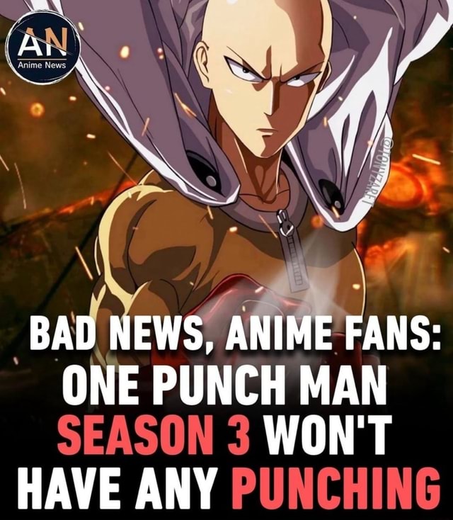 One Punch Man Season 3: 'We are working on it', says creator & apologizes  for keeping fans waiting