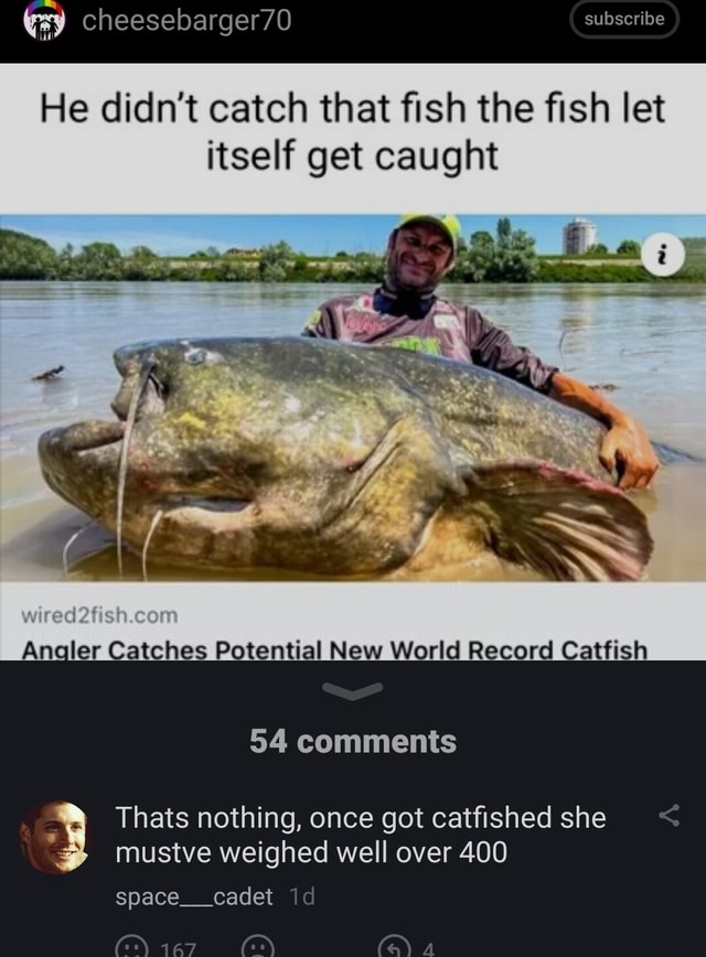 Angler Catches Potential New World Record Catfish - Wired2Fish