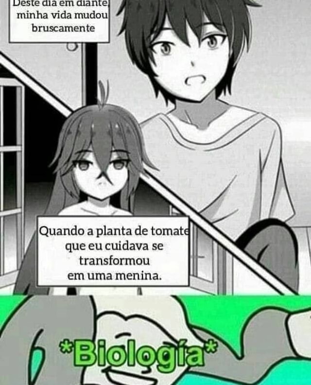 Quando vc é pego no flagra descascando banana Vi no anime e tive q