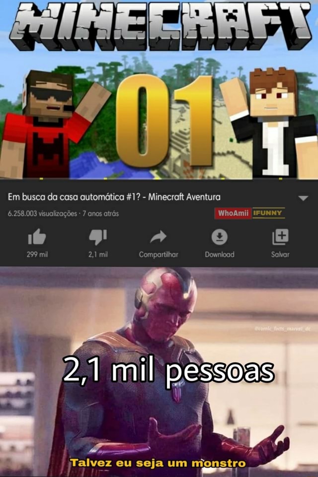 Amo É CASA AUTOMÁTICA na CÓPIA do MB MINECRAFT no CLICK JOGOS EI MINE 35  mil visualizações há 40 minutos - iFunny Brazil