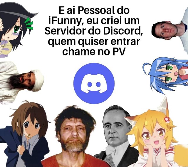 Alguns ifunnyers criaram um servidor no discord e eu gostaria que vocês  entrassem no servidor para