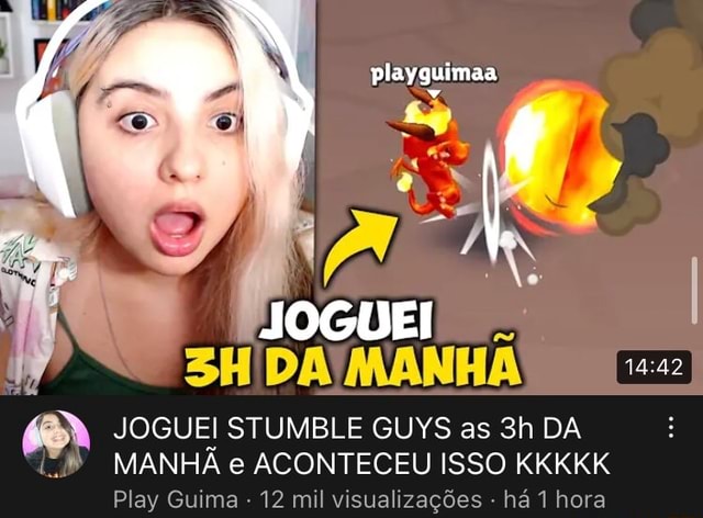 JOGUEI NA PRIMEIRA VERSÃO DO STUMBLE GUYS!!! Estava tudo diferente