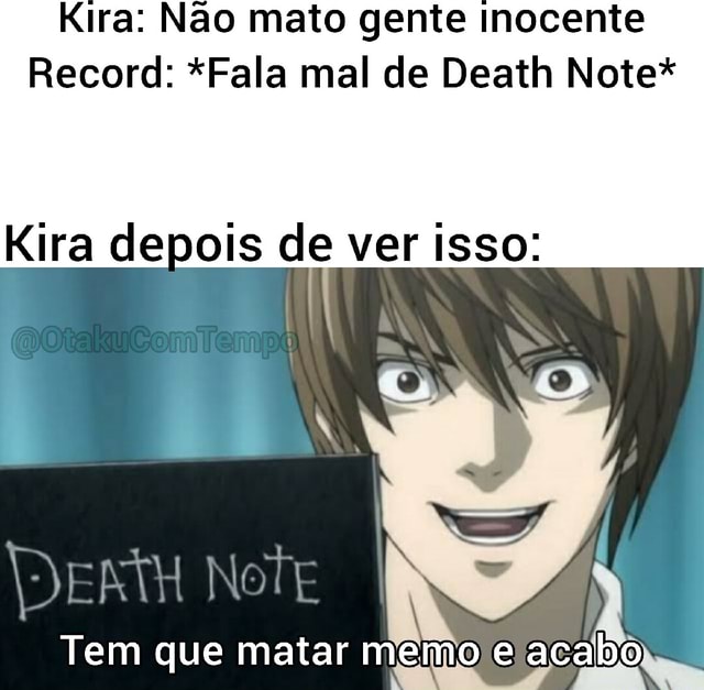 Crunchyroll Cuzao no Ifunny As consequências de usar o Death Note I Death  Note (Dublado) 26