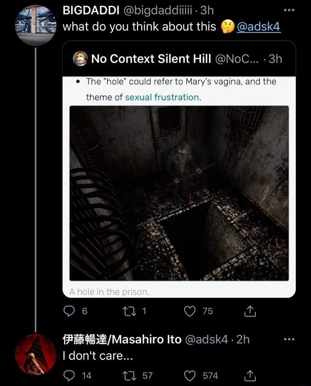 No Context Silent Hill on X:  / X