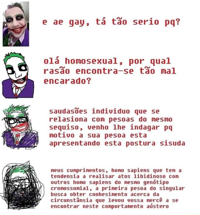 O segundo que comentar é gay ( se ele tiver uma carta reverse o primeiro  vai ser o gay ) - Meme by UzaP :) Memedroid