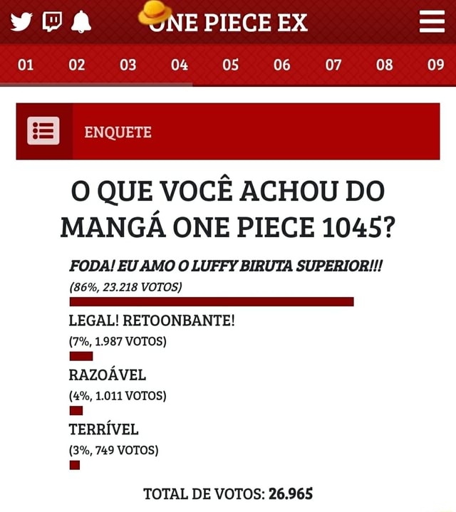 Mangá 1045  One Piece Ex