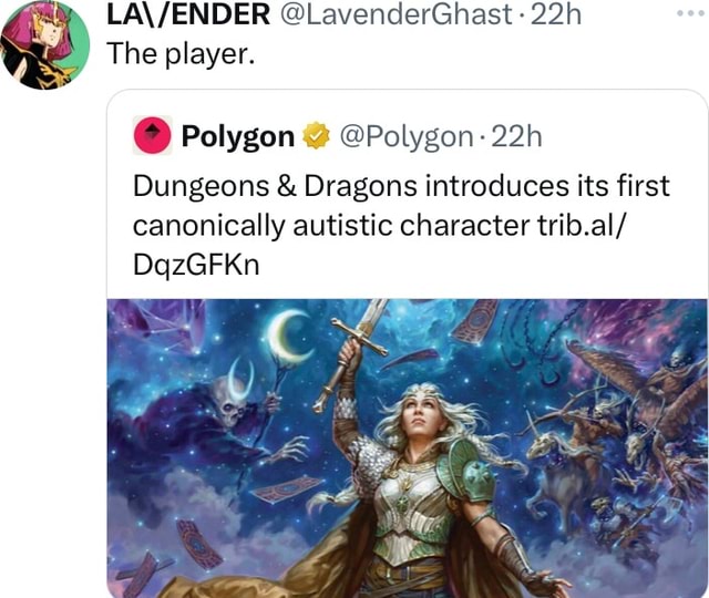 Dungeons & Dragons introduces its first canonically autistic