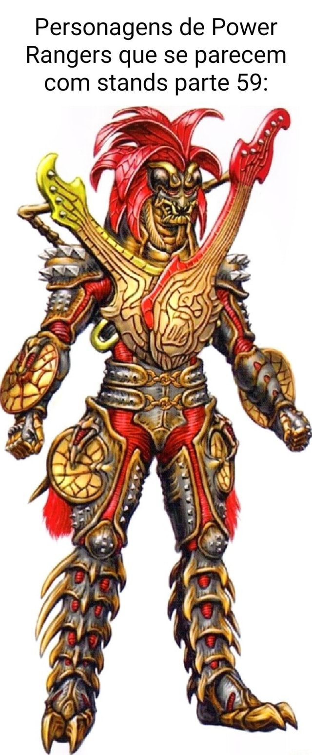 Personagens de Power Rangers que se parecem com stands parte 59 ...