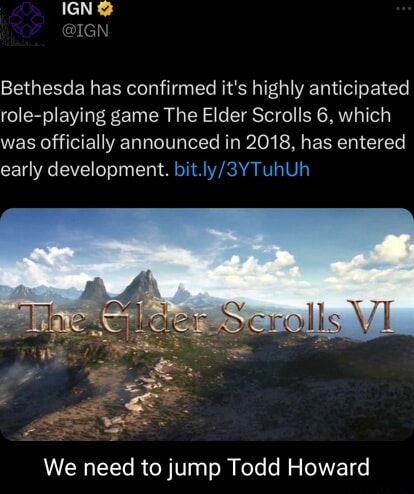 IGN Bethesda has confirmed it's highly anticipated role-playing