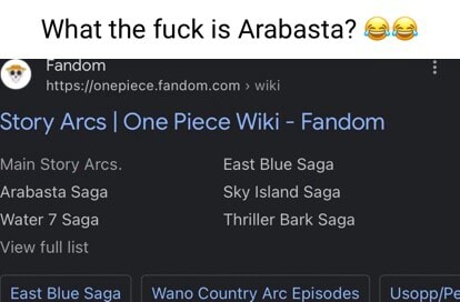 Saga Thriller Bark, One Piece Wiki