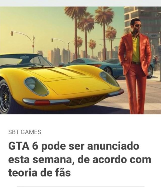 Data de lançamento de GTA 6 vaza na internet, e parece ser real - SBT