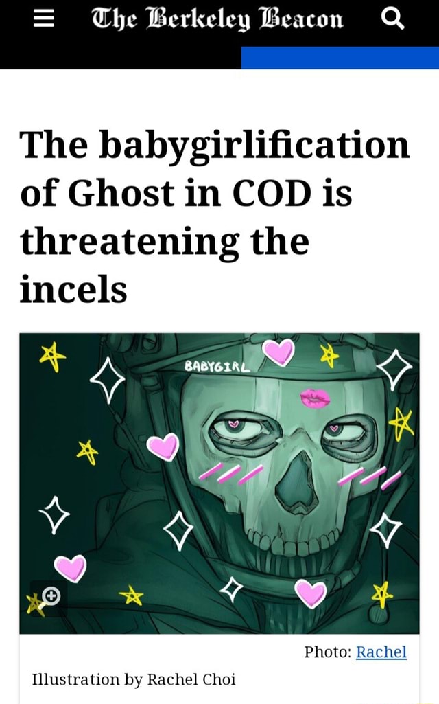 The babygirlification of Ghost in COD is threatening the incels