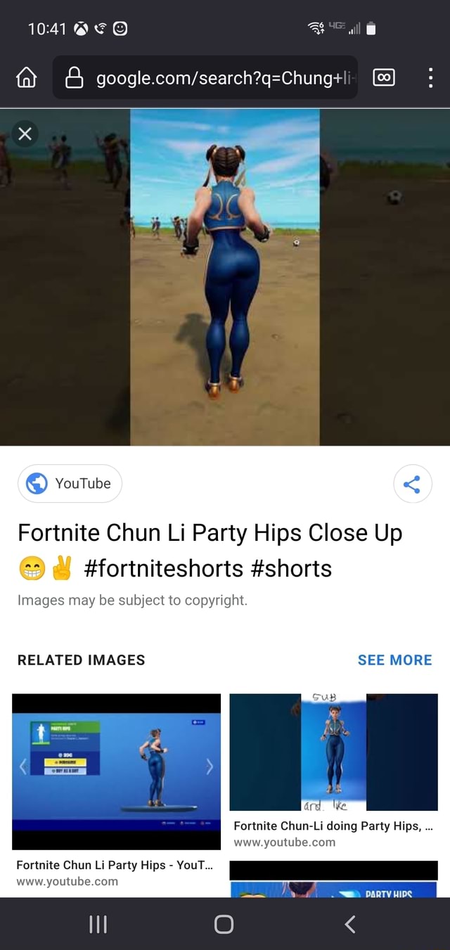 Will YouTube Fortnite Chun Li Party Hips Close Up #fortniteshorts #shorts  Images may be subject to copyright RELATED IMAGES SEE MORE Fortnite Chun-Li  doing Party Hips, youtube com om Fortnite Chun Li Party Hips - Your... WAY  youtube com ...