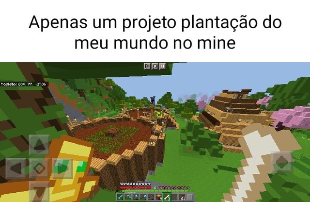 Minha plantação no mine ds - iFunny Brazil