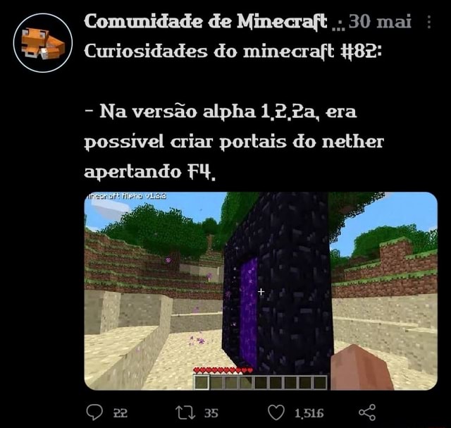 Comunidade de Minecraft on X:  / X