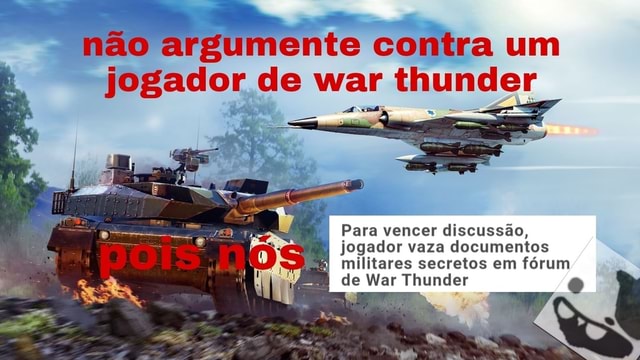 War Thunder: Jogadores vazam documentos confidenciais - 27/01/2023 - Tec -  Folha