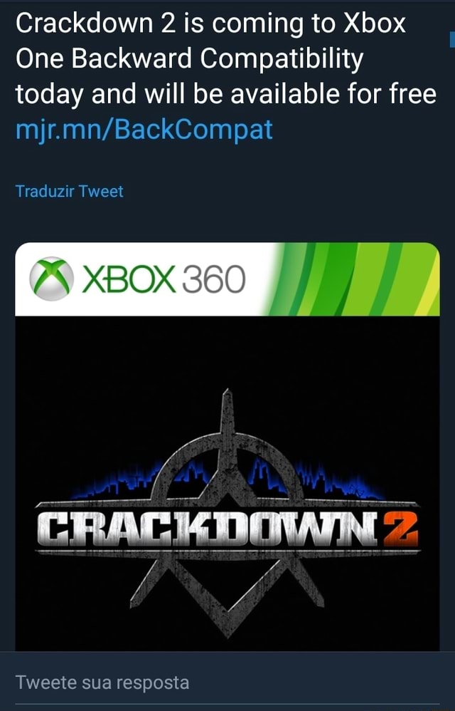 Crackdown 2 hot sale backwards compatible