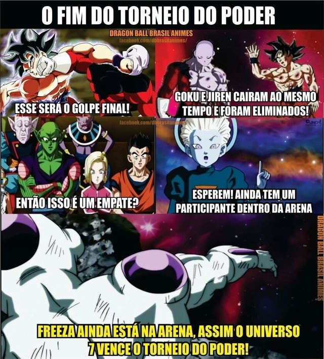 Dragon Ball Super - Fim do Torneio do Poder está próximo – Fatos