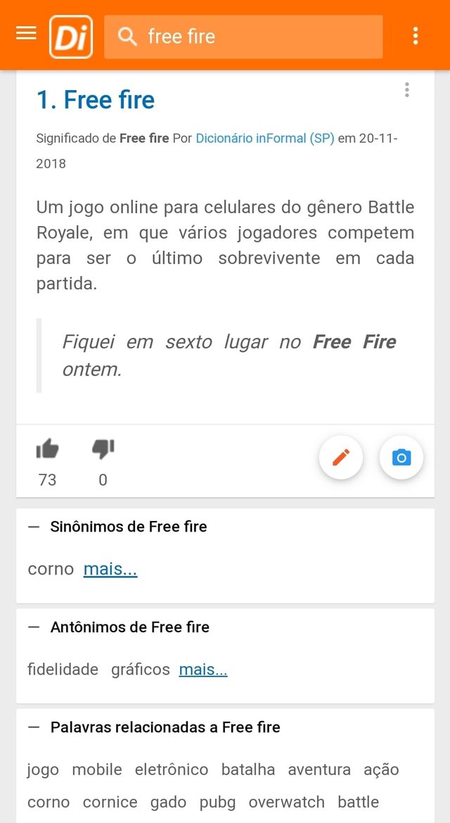 Dicionário do Free Fire - Palavras que precisam ser aprendidas no Free Fire  - Dicas e Detonados - iOS / Android - GGames