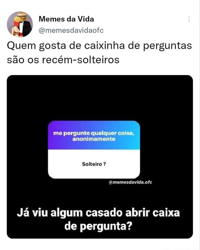 Caixinha de perguntas