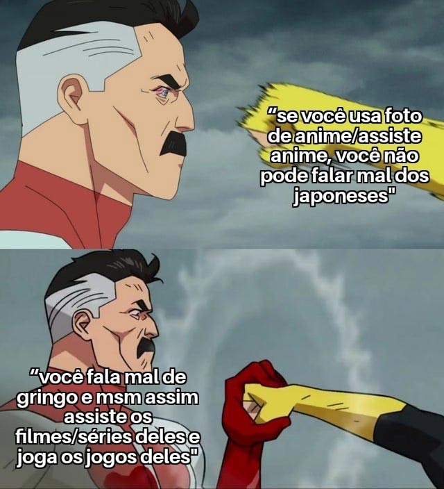 Quando Falam mal do meu Anime to da Se Iguma besteira, I e hg por