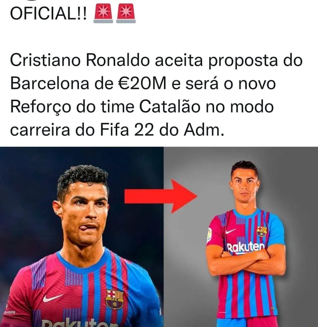 Times diferentes para o modo carreira do FIFA 22