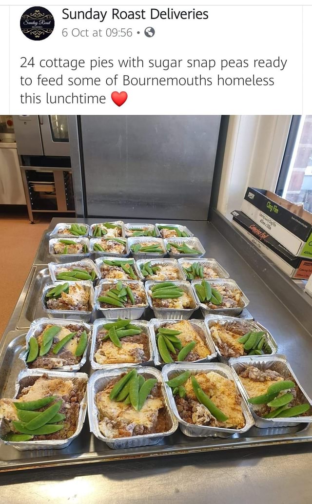 Wholesome post to brighten your day 630 Sunday Roast Deliveries Oct