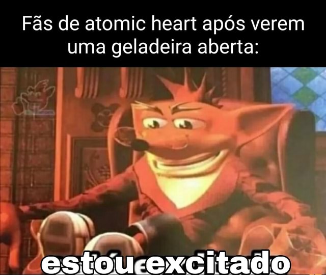 Vc tá encarando a geladeira Eu depois de jogar Atomic Heart