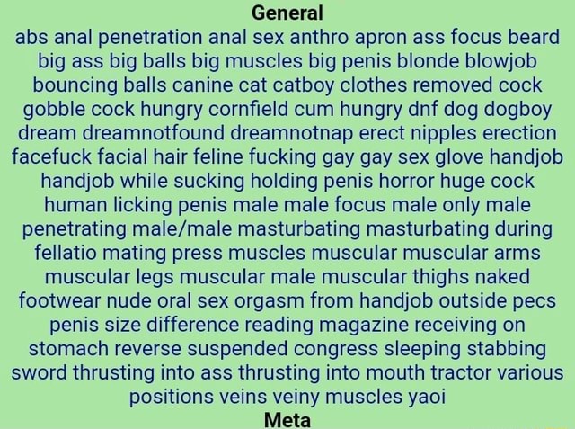 General Abs Anal Penetration Anal Sex Anthro Apron Ass Focus Beard Big Ass Big Balls Big Muscles 4110