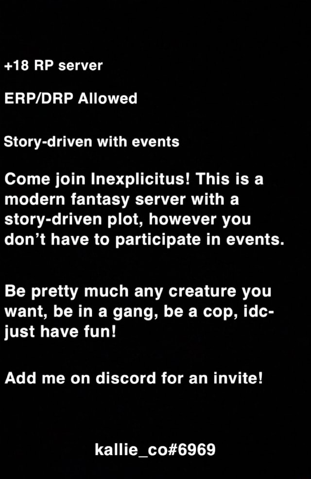 discord servers erp