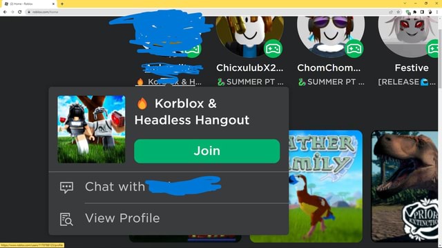 Korblox & Headless Hangout - Roblox