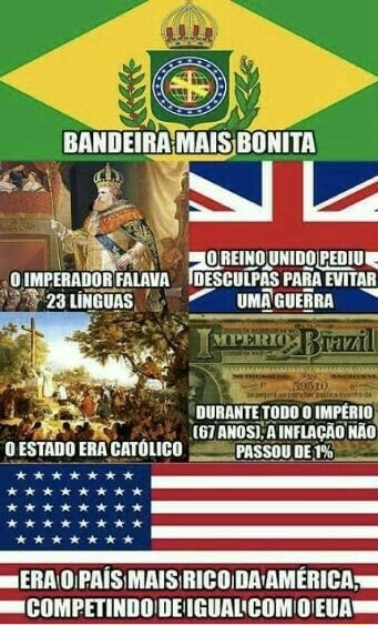 Império do Brazil: Bandeiras do Brasil