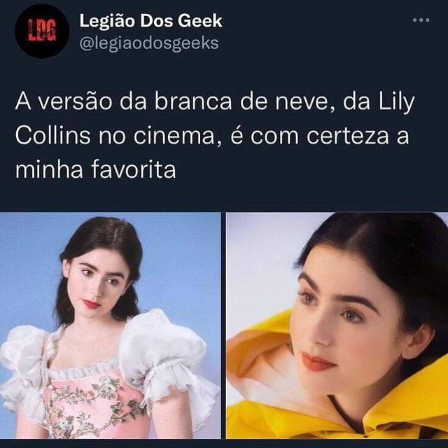 Versões da branca de neve em live action - iFunny Brazil