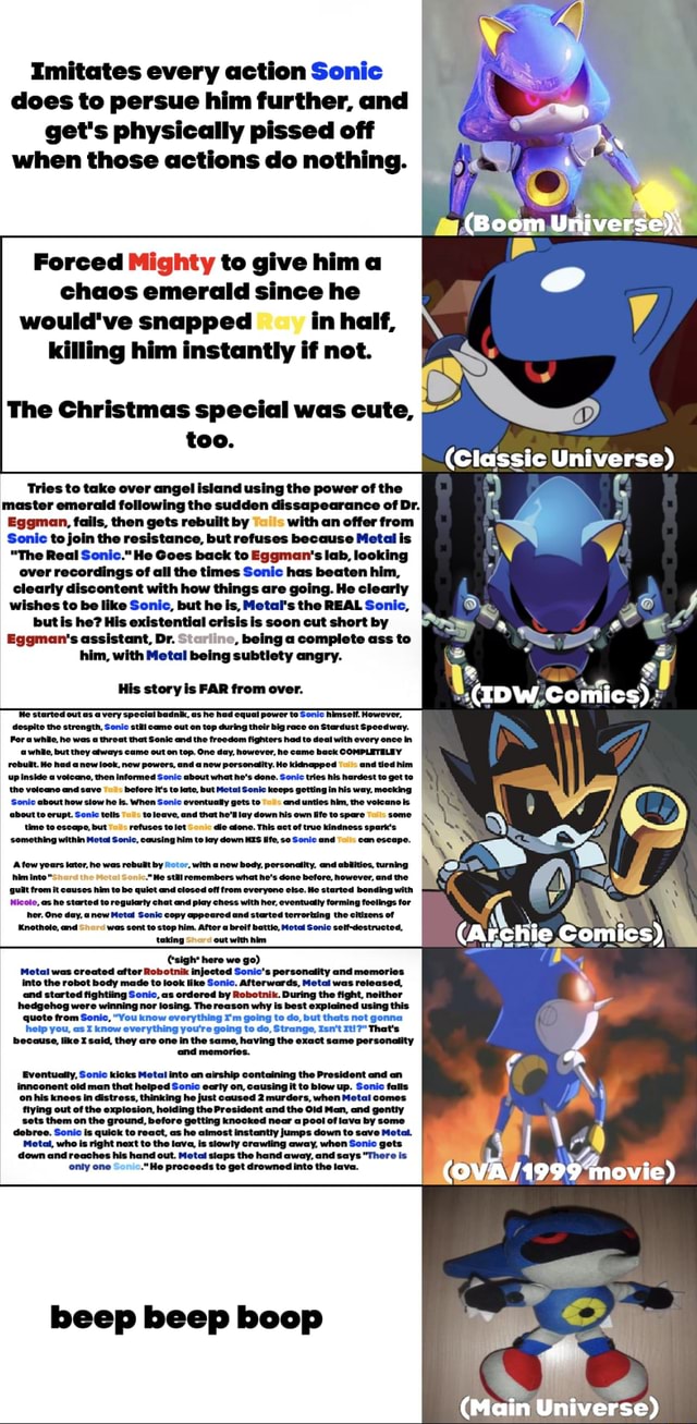 Metal Sonic Needs To Be In The Movies