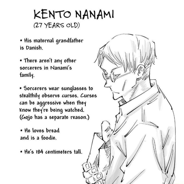 Kento Nanami (27 Years Old) His Maternal Grandfather Is Danish. There 