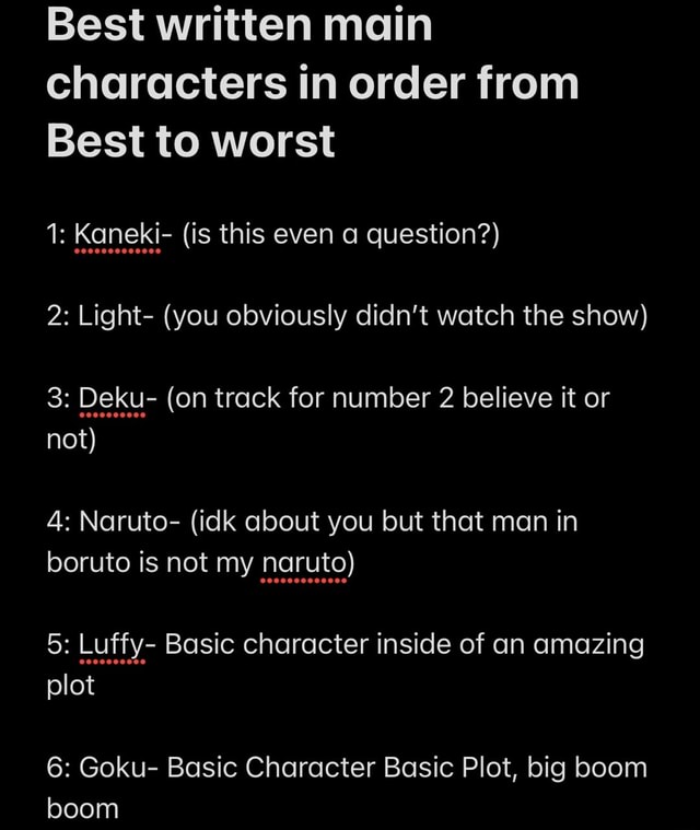 Boruto: Best Written Characters