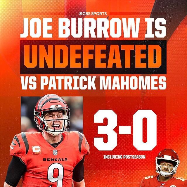 How is Joe Burrow 3-0 up vs. Patrick Mahomes? Analyzing Bengals